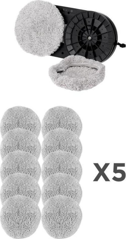 HUTT Torima Cam Temizleme Robotu 5'Li Set (10 Adet) Ddc55 , C65 , C6 , S8 Uyumlu Mikro Fiber Yedek Bezi