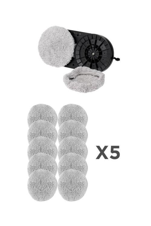 Cam Temizleme Robotu 5'Li Set (10 Adet) Ddc55 , C65 , C6 , S8 Uyumlu Mikro Fiber Yedek Bezi