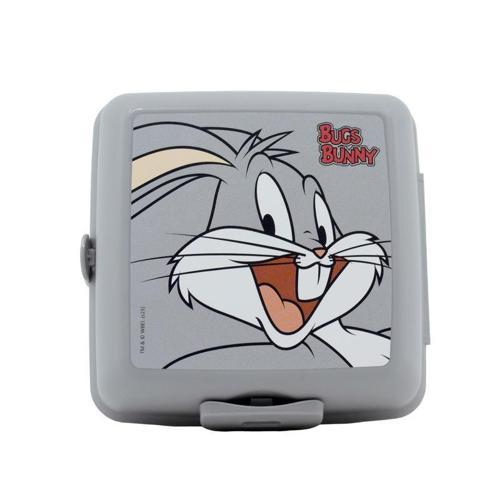 Beslenme Kutusu 4 Bölmeli Bugs Bunny Gri Renk 1 Adet Yemek Saklama Kabı Beslenme Çantası