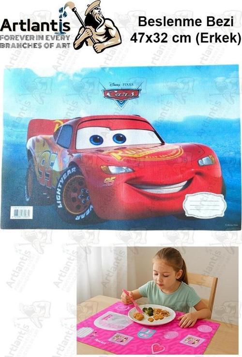 Beslenme Bezi Erkek Modeli Yıkanabilir 32x47 cm 1 Adet Beslenme Örtüsü Okul Öncesi Kreş Anasınıfı İlkokul İçin İdeal