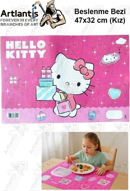 Beslenme Bezi Kız Modeli Yıkanabilir 32x47 cm 1 Adet Beslenme Örtüsü Okul Öncesi Kreş Anasınıfı İlkokul İçin İdeal