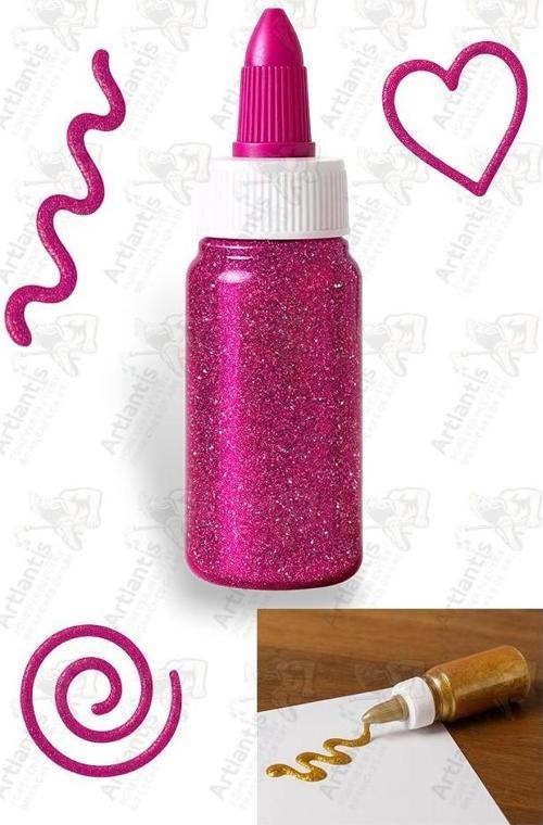 Simli Yapıştırıcı 50 gr 1 Adet Bubu Simli Uhu 6 lı Anasınıfı Kreş Süsleme Etkinlik Yıkanabilir Zararsız