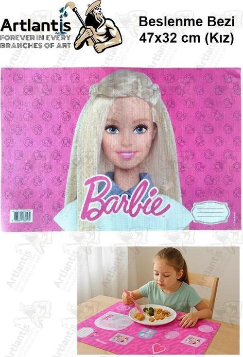 Beslenme Bezi Kız Modeli Yıkanabilir 32x47 cm 1 Adet Beslenme Örtüsü Okul Öncesi Kreş Anasınıfı İlkokul İçin İdeal