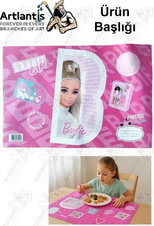 Beslenme Bezi Kız Modeli Yıkanabilir 32x47 cm 1 Adet Beslenme Örtüsü Okul Öncesi Kreş Anasınıfı İlkokul İçin İdeal