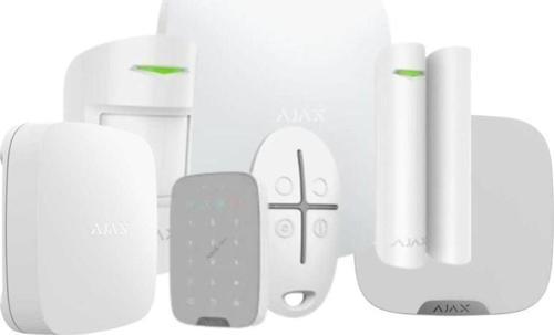 Hub Kit Kablosuz Alarm Seti Su Baskın Dedektörü Keypad Dış Siren Dahil Beyaz