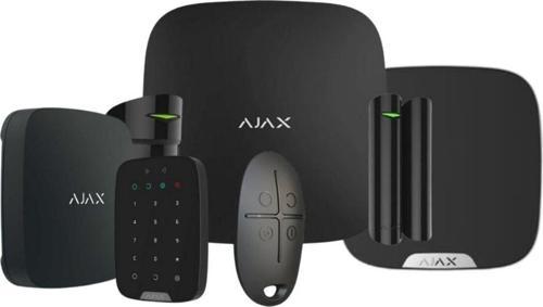 Hub Kit Kablosuz Alarm Seti Su Baskın Dedektörü Keypad Dış Siren Dahil Siyah