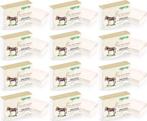 El Yapımı Doğal Sabun 150GR Eşek Sütü (12 Li Set)