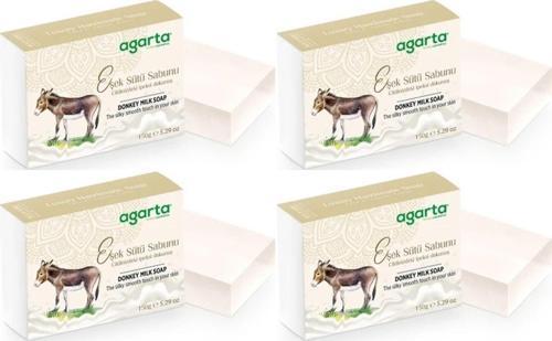 El Yapımı Doğal Sabun 150GR Eşek Sütü (4 Lü Set)