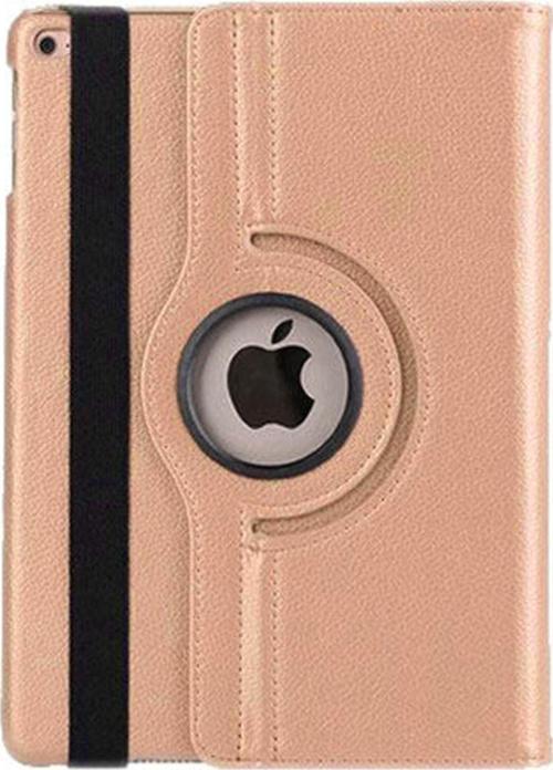 Ipad Air 360 Derece Dönerli Standlı Tablet Kılıfı Gold