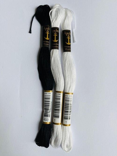 Mouline 3'lü Goblen Kanaviçe Nakış Ip Setleri