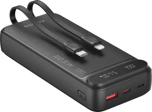 20.000 mAh 22.5W Powerbank Hızlı Şarj Destekli Dijital Ekran Göstergeli