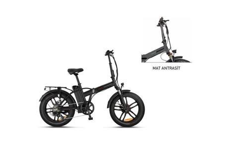 MAGNERA ELEKTRİKLİ KATLANIR BİSİKLET 420H HYD 20 JANT 7 VİTES MAT ANTRASİT