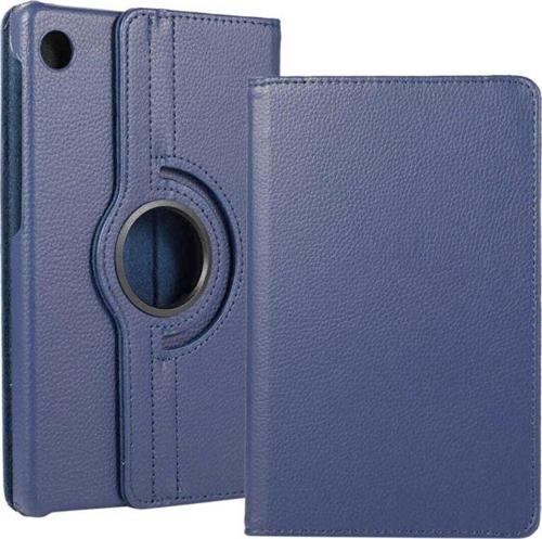 Ipad Air A1474-a1475-a1476 Kılıf Deri 360 Derece Rotate Standlı Mavi