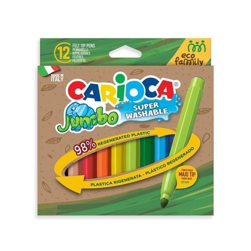 ECO FAMILY JUMBO SÜPER YIKANABİLİR KEÇELİ BOYA KALEMİ 12'Lİ