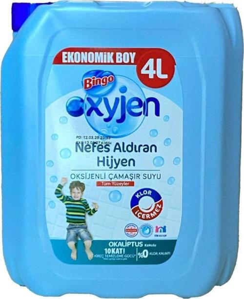 Oksijenli Çamaşır Suyu Okaliptus 4 L