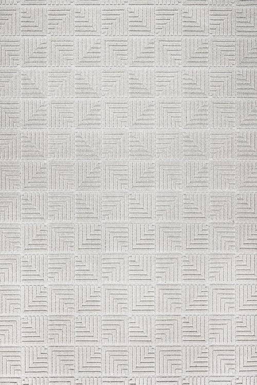 Gri Geometrik Etnik Modern Desenli Pamuk Makinada Yıkanabilir Hav Toz Vermez Leke Tutmayan Kaymaz Taban Dijital Makine Baskı Salon Yolluk Mutfak Halı