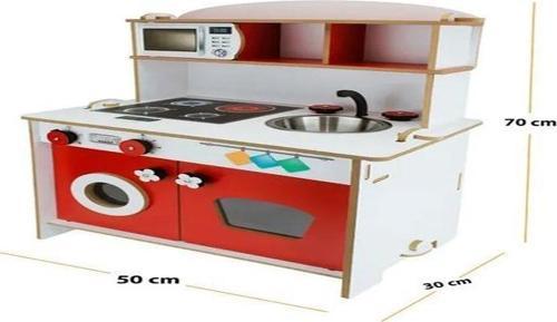 Ahşap Çocuk Oyun Mutfağı- T1003