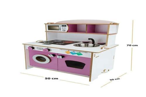 Ahşap Çocuk Oyun Mutfağı - T1004
