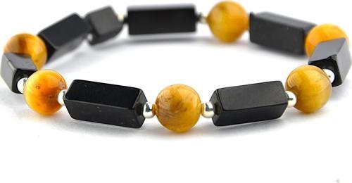 Hematit ve Kesme Oltu Taşı Bileklik