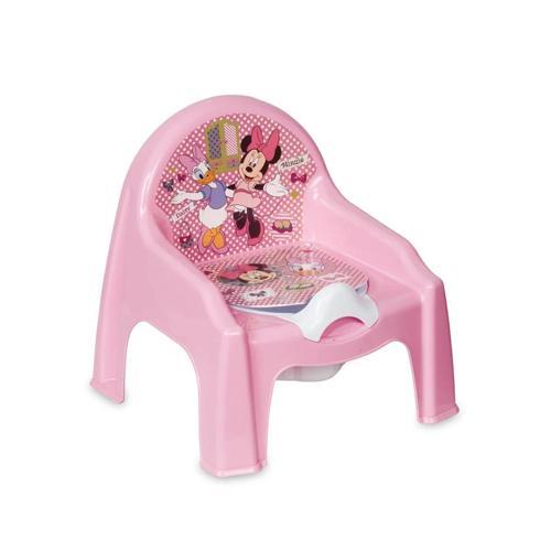 03104 Minnie Mouse Lazımlık Katlanabilir Portatif Ergonomik Kompakt Hafif Dayanıklı Pratik Tuvalet Eğitici Set