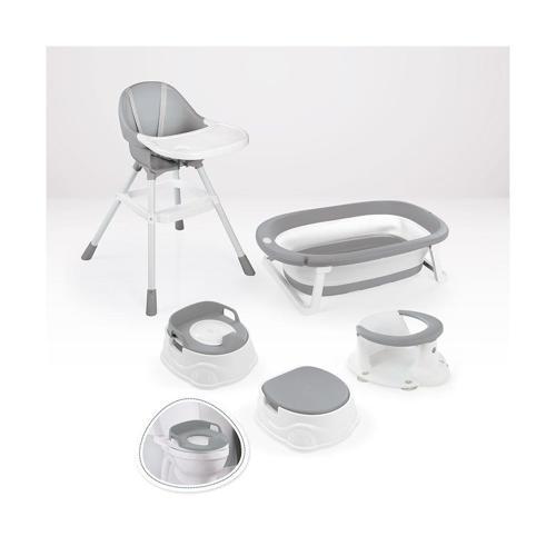 75 60 Bebek Seti 6 in 1 Katlanabilir Portatif Ergonomik Kompakt Hafif Dayanıklı Pratik Banyo ve Oyun Yardımcısı