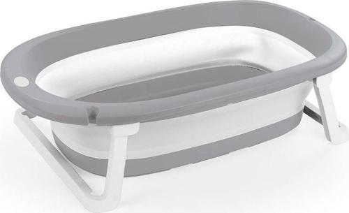 Küçük Katlanabilir Küvet Gri 7256 Portatif Ergonomik Kompakt Hafif Dayanıklı Pratik Banyo Yardımcısı