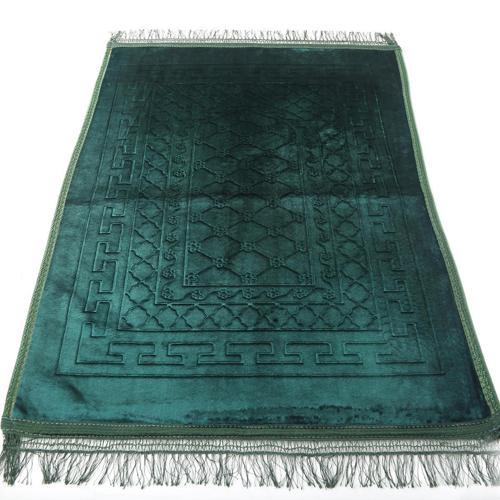 Lüx Kalın Yumuşak Kaymaz Taban Peluş Seccade 80 X 120