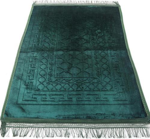 Lüx Kalın Yumuşak Kaymaz Taban Peluş Seccade 80 X 120