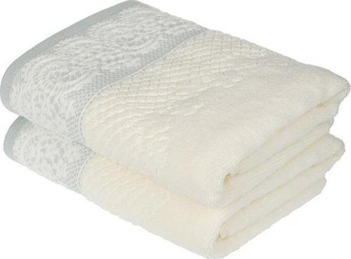 2 Li Özdilek %100 Pamuk Evony El Yüz Havlusu 50 x 90