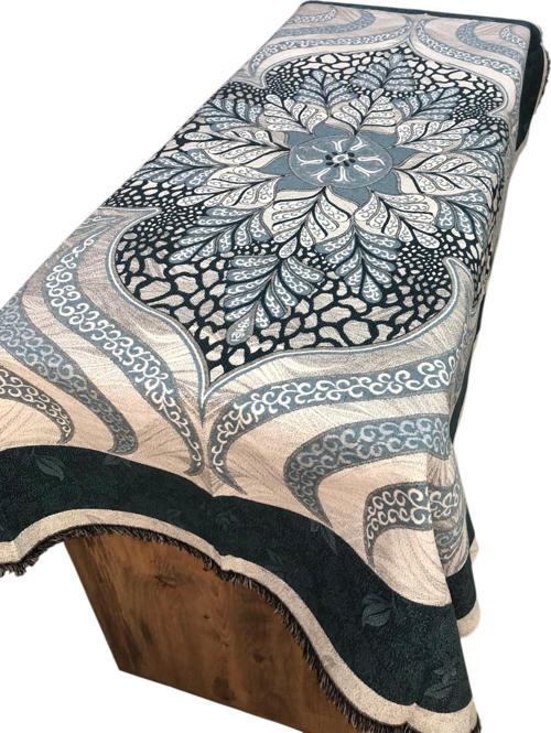 Saçaklı Kalın Sofra Bezi Masa Örtüsü Piknik Örtüsü Çok Amaçlı Örtü 120 x 170