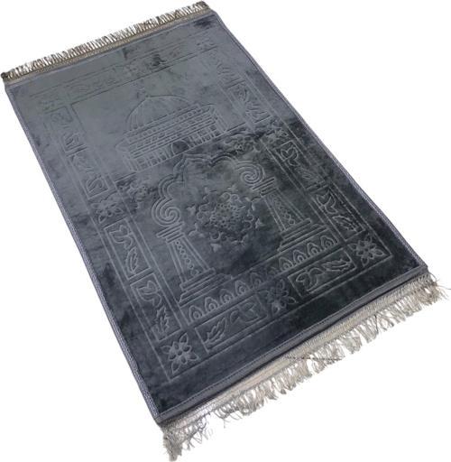 Lüx Kalın Yumuşak Kaymaz Taban Peluş Seccade 80 X 120