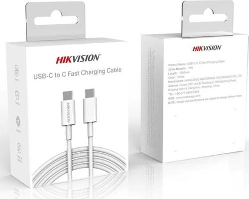 Hıkvısıon Type-c To Type-c Usb Kablo 1 Metre Hızlı Şarj 20v/3a Data Kablosu 60w Kadar Destek Cbc2c