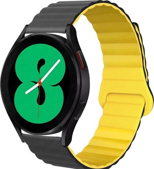 Huawei Honor Magic 2 ile uyumlu Kordon 46mm Manyetik Toka Çift Renk Infatuation Hafif Spor Kayış