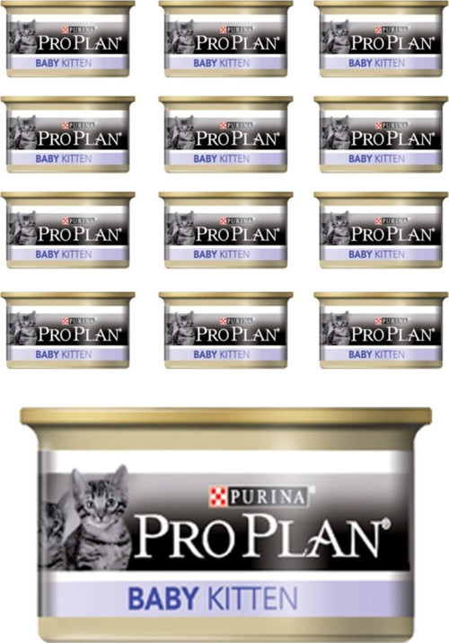 Baby Kitten Tavuk Etli Yavru Yaş Kedi Maması - 85 Gr x 12 Adet