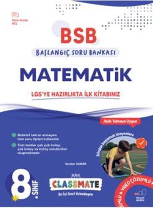 Okyanus 8. Sınıf Classmate Başlangıç Matematik Soru Bankası Okyanus Yayınları