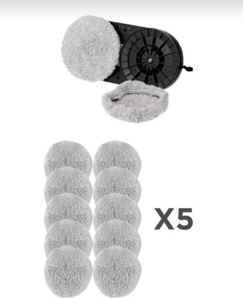 Cam Temizleme Robotu Bezi 5'Li Set (10 Adet Bez) C, Ddc, S8 Uyumlu Mikrofiber Bez