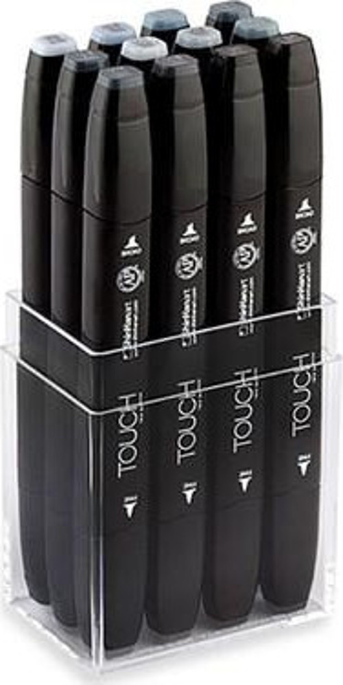 Twin Marker Kalem 12li Set Mavi Yeşil Renkler