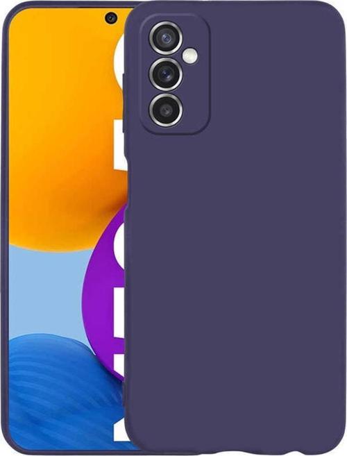Galaxy M52 Ile Uyumlu Kılıf Premier Silikon Kapak Lacivert