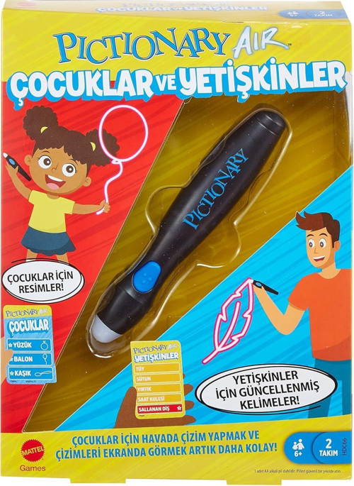 Pictionary Air Çocuklar ve Yetişkinler Türkçe İnteraktif Kutu Oyun