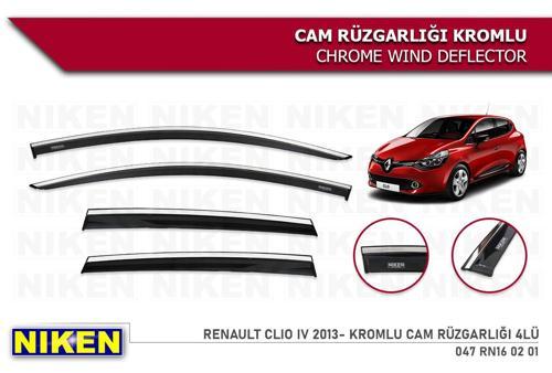 CLİO 4 2012 2013 2014 2015 2016 MODEL KROMLIU CAM RÜZGARLIĞI