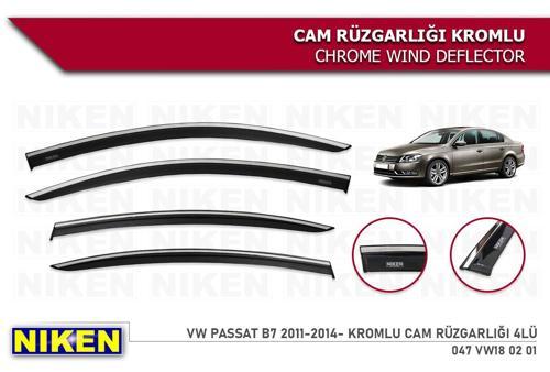 PASSAT B7 2011 2012 2013 2014 MODEL NİKEN KROMLU CAM RÜZGARLIĞI