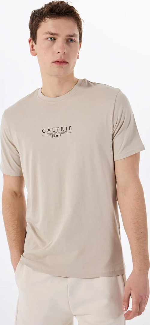 Erkek Onsvısta Rahat Kalıp Kısa Kollu %100 Pamuk T-Shirt 22034498 Bej