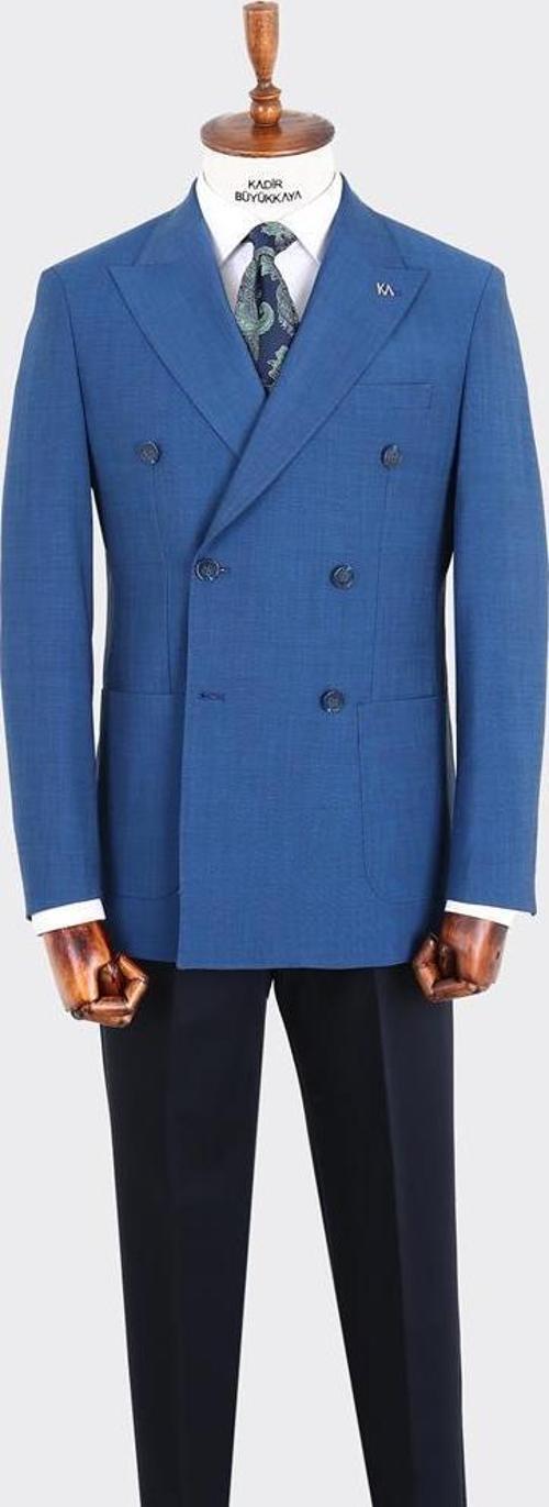 Kırlangıç Yaka Kruvaze Erkek Ceket-KAX5201S