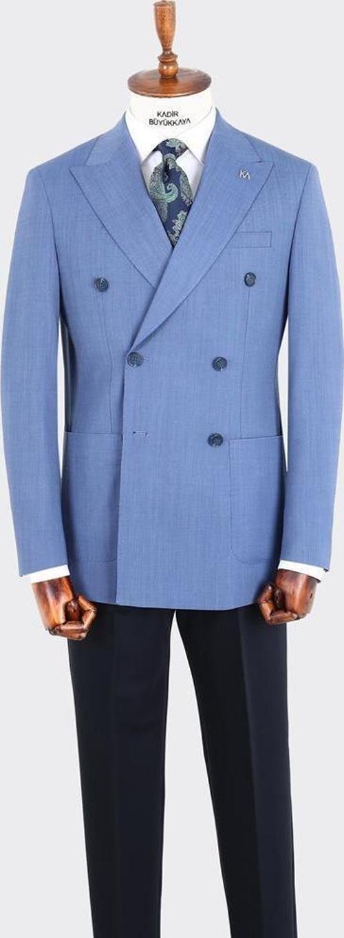 Kırlangıç Yaka Kruvaze Erkek Ceket-KAX5201S