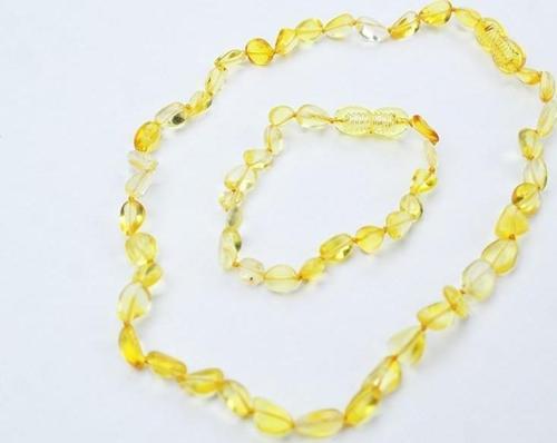 Bal Gözesi Damla Kehribar Bebek Diş Seti