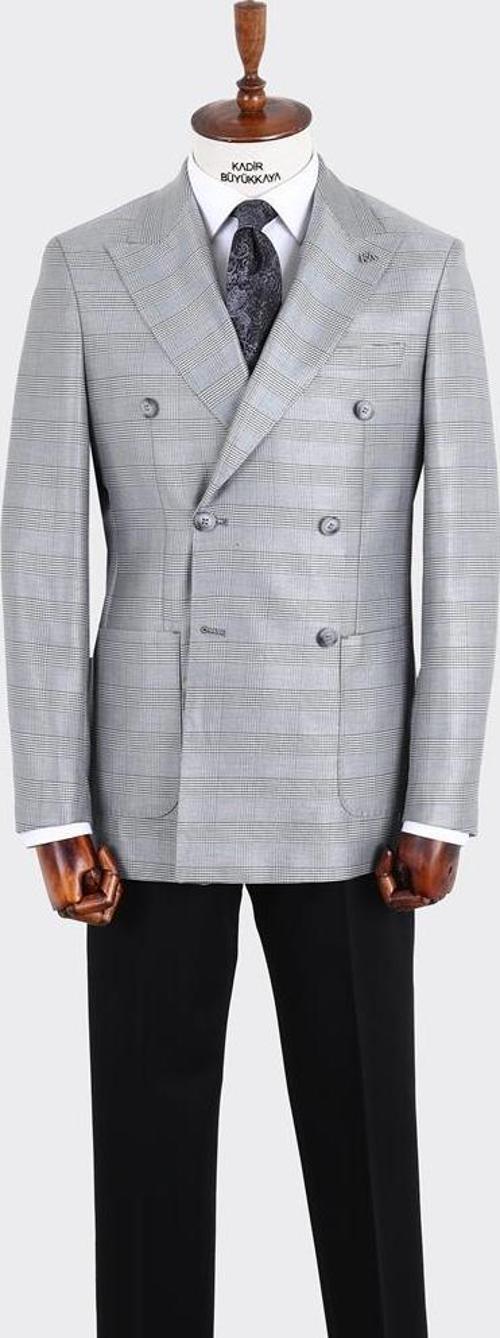 Kırlangıç Yaka Kruvaze Erkek Ceket-KAX5213S