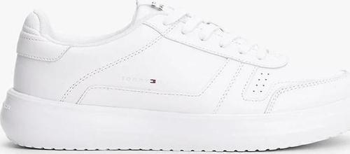 Modern Hafif Tabanlı Deri Beyaz Erkek Sneaker FM0FM05529YBS