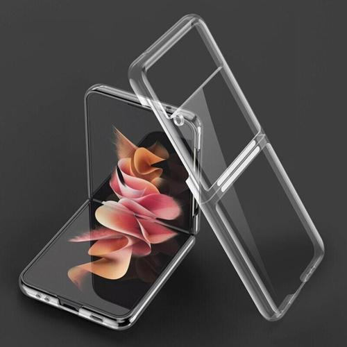Galaxy Z Flip 3 Ile Uyumlu Kılıf Katlanabilen Şeffaf Flip 3 Ile Uyumlu Wonderful Kılıf Şeffaf