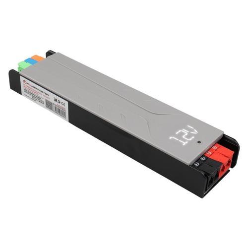 PM-26845 12/24/36/48 Volt 9 Amper 300 Watt Metal Kasa Kademeli Adaptör Voltaj Göstergeli 218x51x27mm