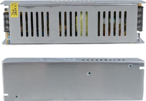 Ledx ALN-M12165S 12 Volt 16.5 Amper 200 Watt Slim Metal Kasa Adaptör 200x60x40mm